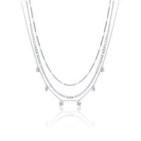 Collana Brand Donna Layers in Acciaio 30NK002 - 30NK002